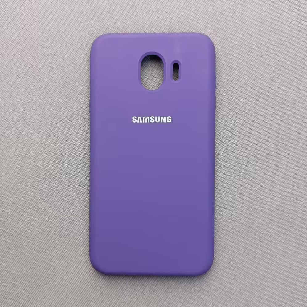 گارد  -  کاور  -  قاب سیلیکونی  اورجینال پاکنی رنگ بنفش مناسب برای سامسونگ Galaxy J4 2018