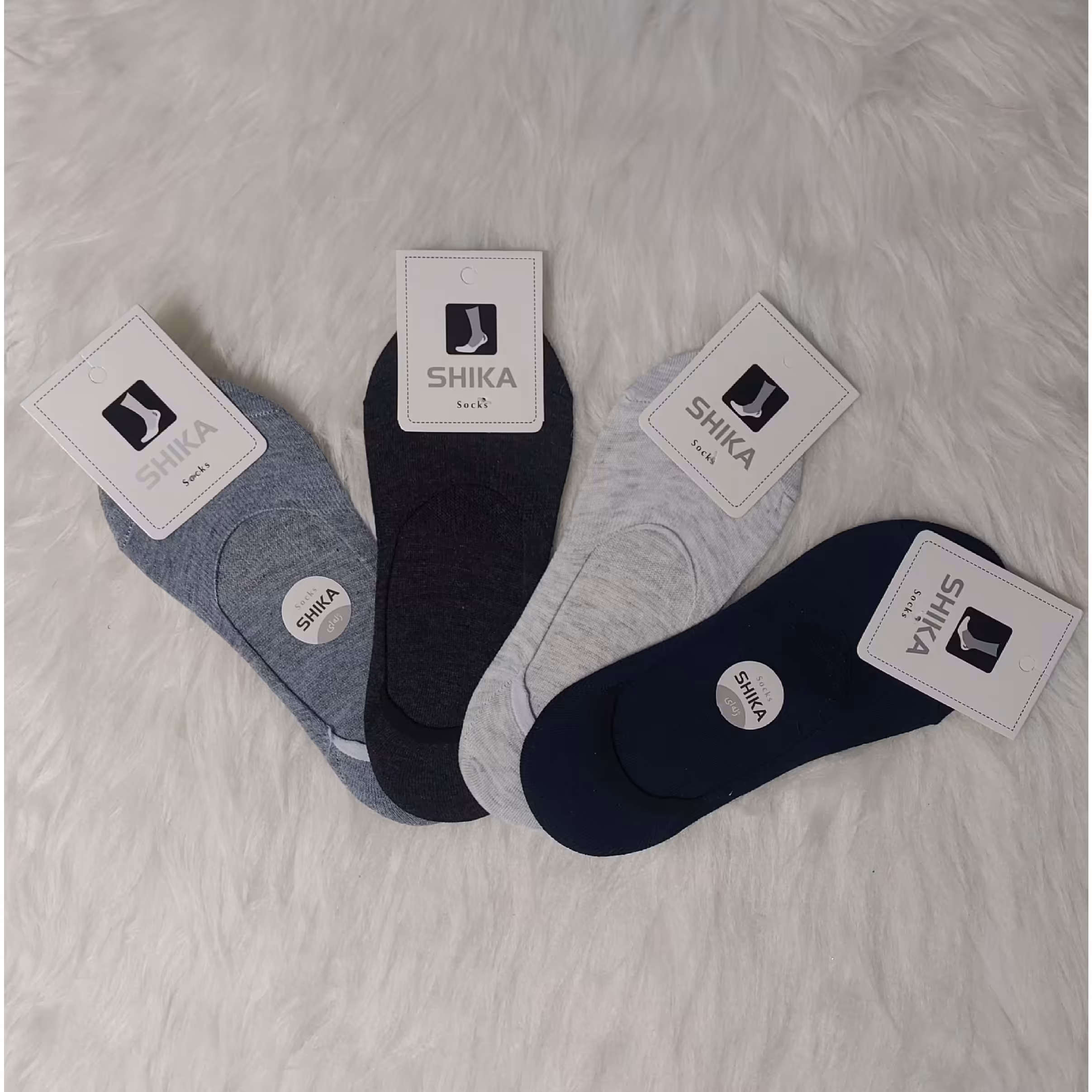 جوراب کالجی ژله دار  در بسته های 4 تایی