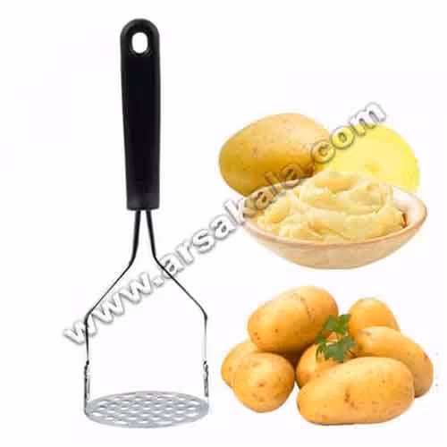 پوره کن سیب زمینی دو پایه فلزی