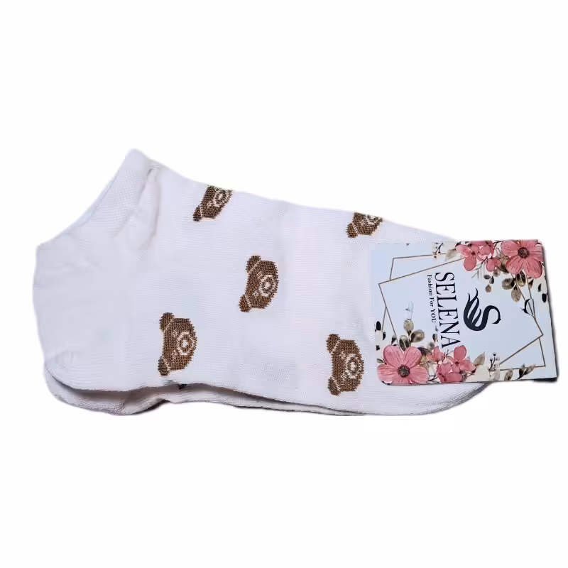 جوراب دخترانه خرسی