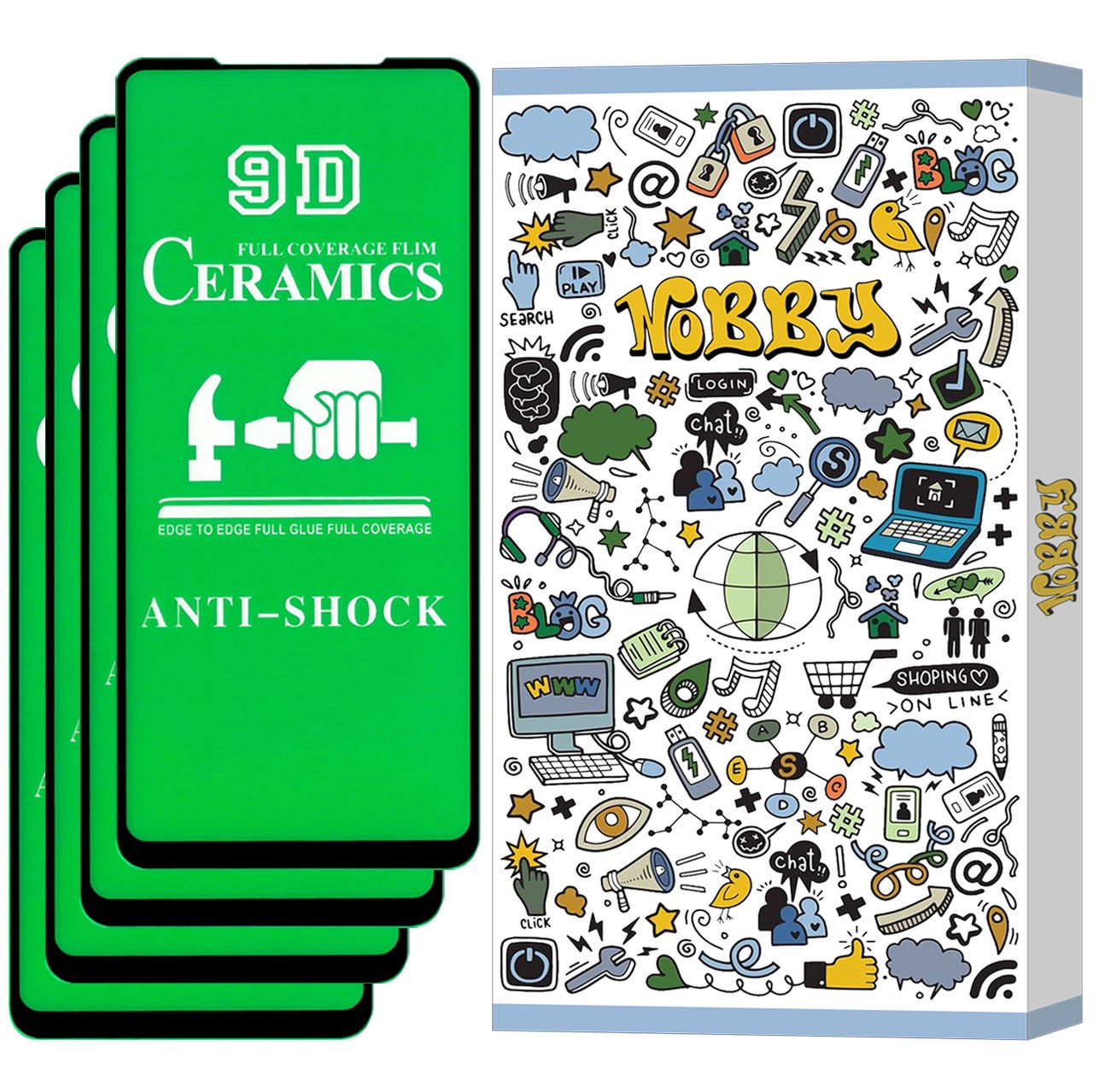 محافظ صفحه نمایش سرامیکی مناسب برای گوشی موبایل شیائومی Mi 11i پک 4 عددی