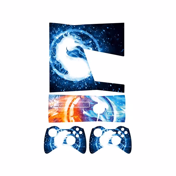 اسکین(برچسب)Xbox 360 اسلیم -طرح mortal kombat-مدل اسلیم-کد4-سفارشی