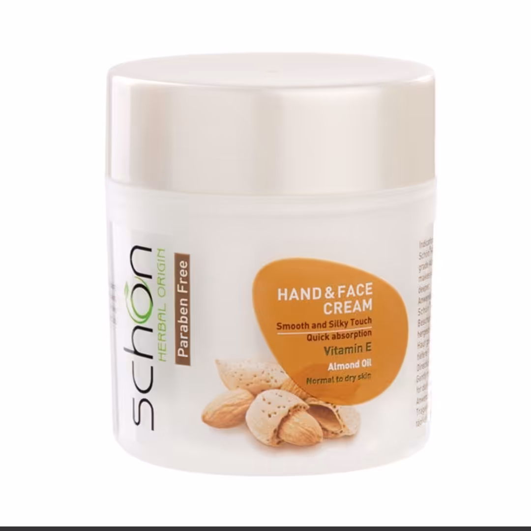 کرم دست و صورت کاسه ای گیاهی با عصاره بادام شون