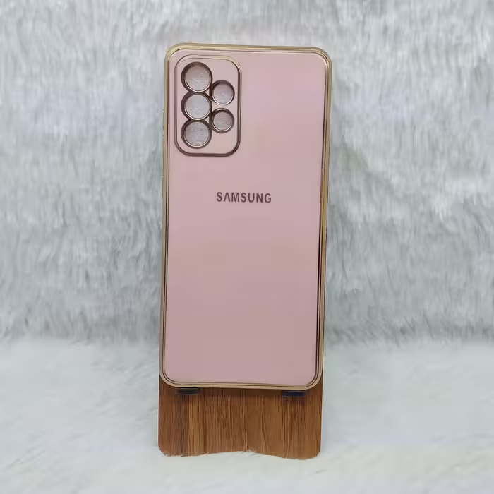 گارد (قاب) گوشی A52 مدل مای کیس رنگ صورتی مناسب گوشی  Samsung  A52-A52s