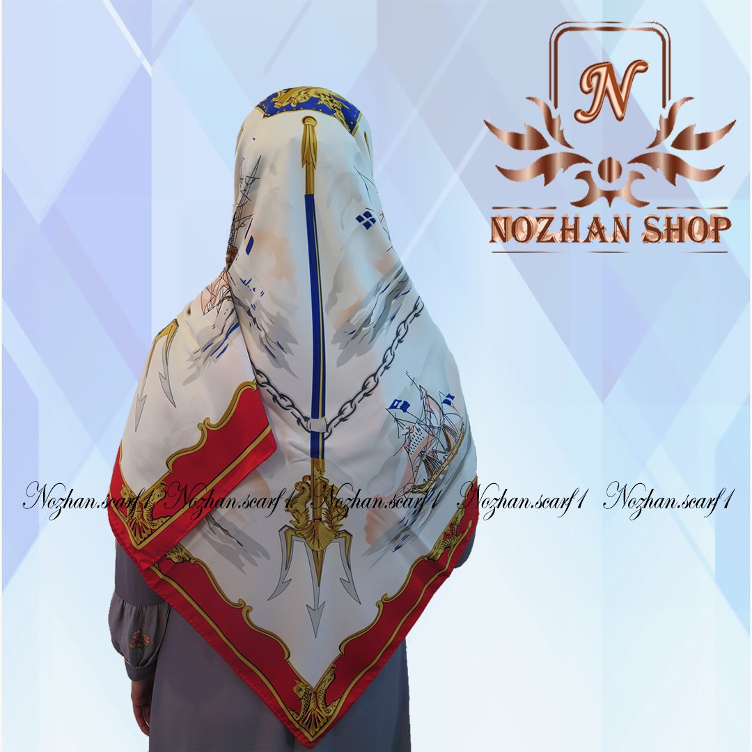 روسری ابریشم کجراه