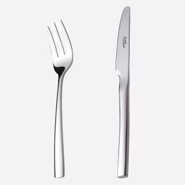 ست کارد و چنگال میوه خوری فلورانس ناب استیل