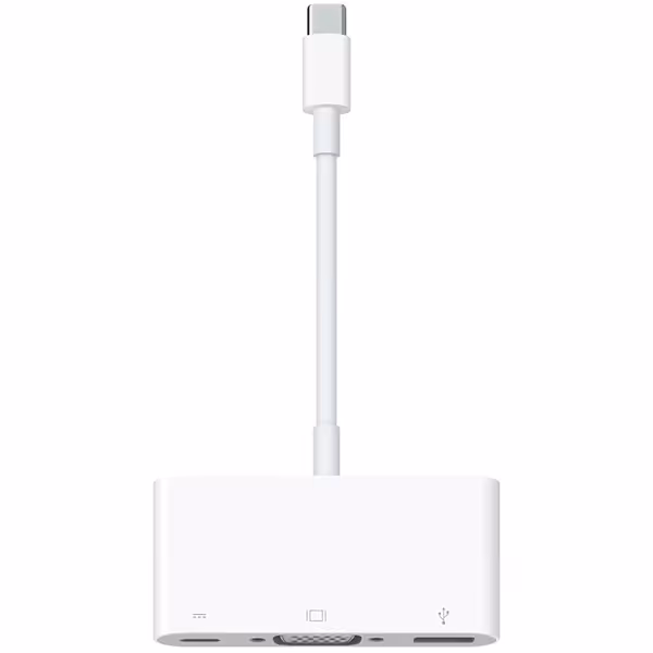 کیت آداپتور اورجینال اپل تبدیل USB-C به VGA مولتی پورت - Hiapple.ir