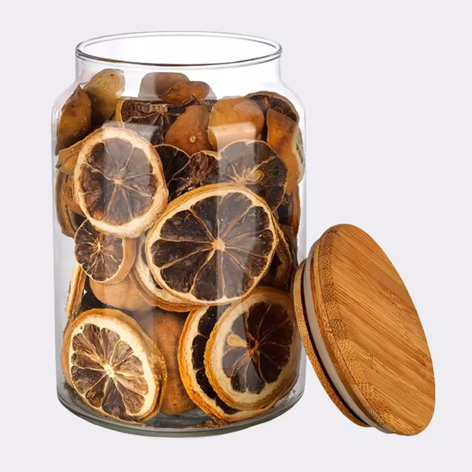 بانکه شیشه ای درب چوبی ایمپرلند سایز  4