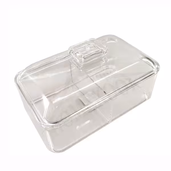 بیسکویت خوری دو خانه مستطیل آکرولیک