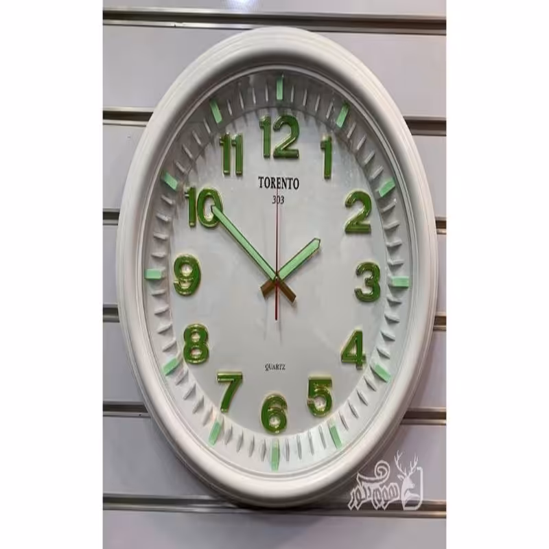 ساعت دیواری شبنما