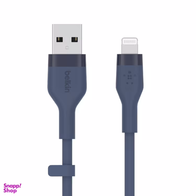 کابل شارژ سریع USB-A به لایتنینگ بلکین مدل CAA008bt1MBL طول 1 متر