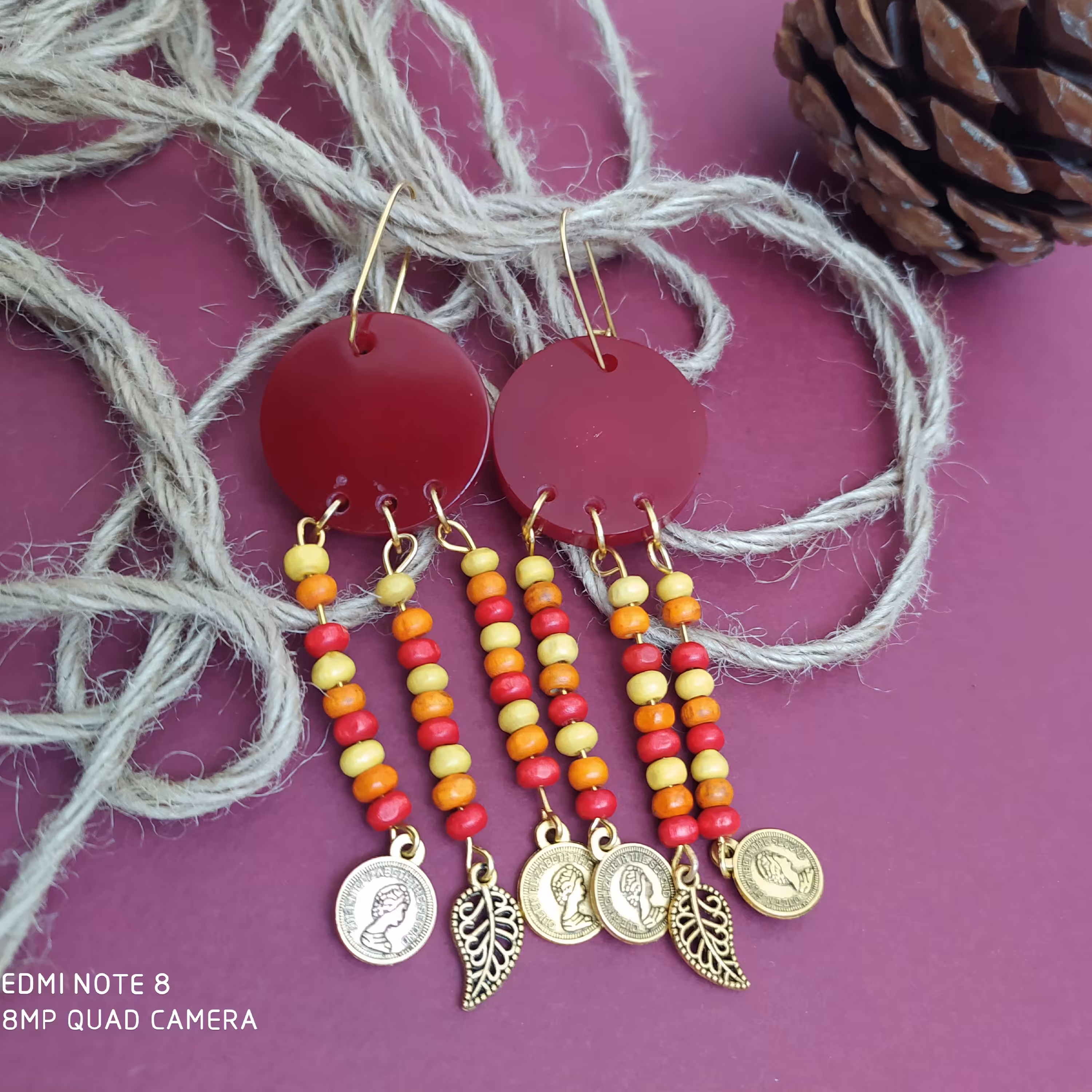 گوشواره آویز دار 