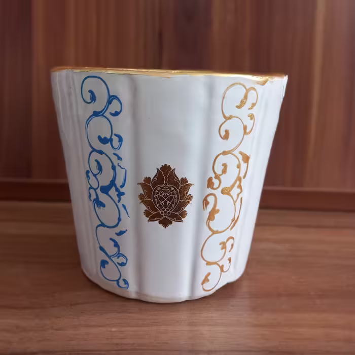 گلدان سرامیکی اسلیمی
