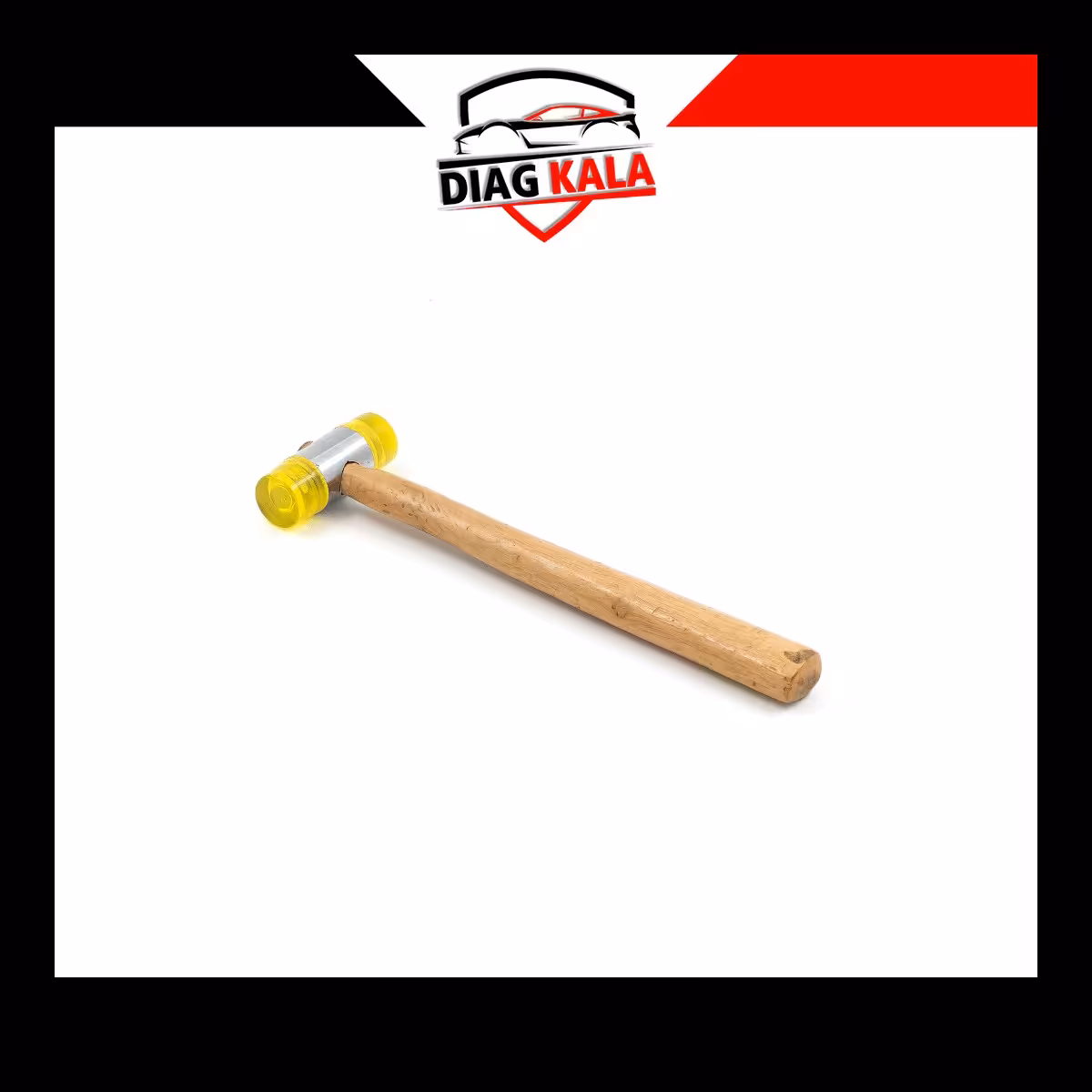 چکش صافکاری دسته چوبی مدل دو سر پیچ کوچک سر ژله ای