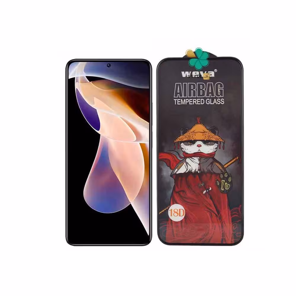 گلس گوشی ایربگ دار مناسب شیائومی Redmi Note 11 Pro Plus