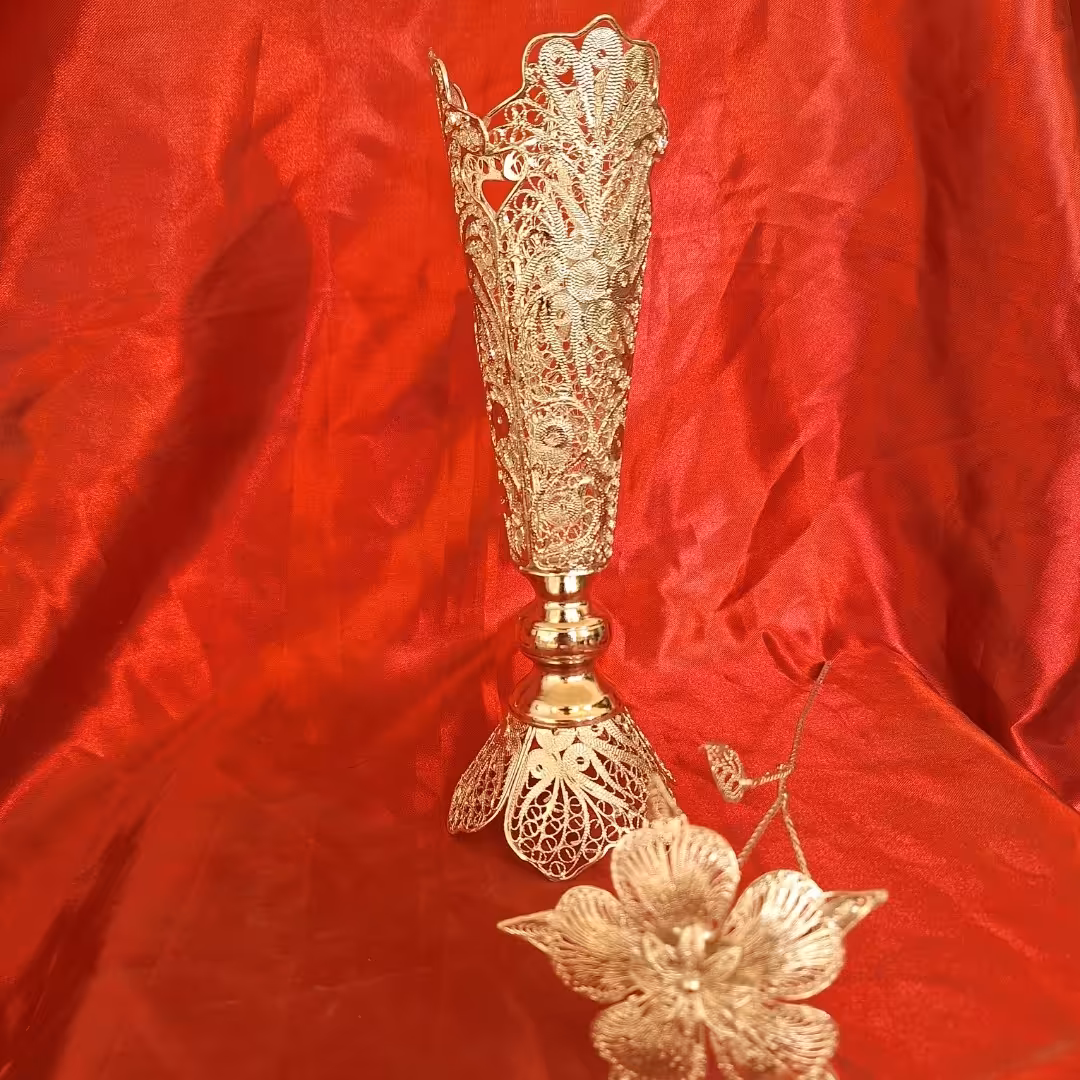 گلدان 3 لبه ارتفاع 23 سانت