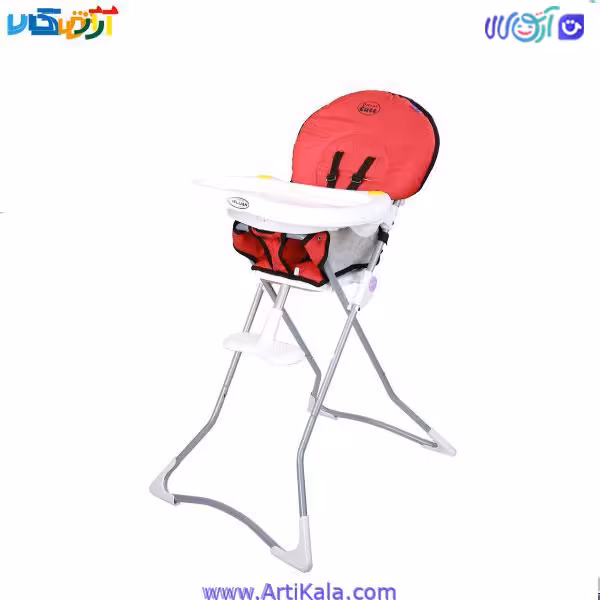 صندلی غذای کودک دلیجان رنگ قرمز مدل CUTE