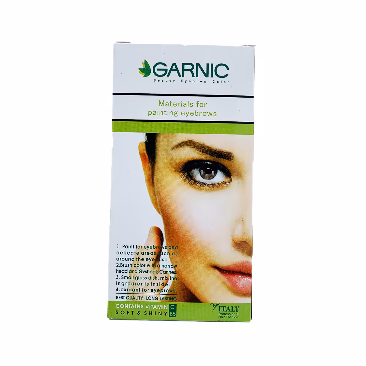 کیت رنگ ابرو گیاهی شماره GC7 گارنیک