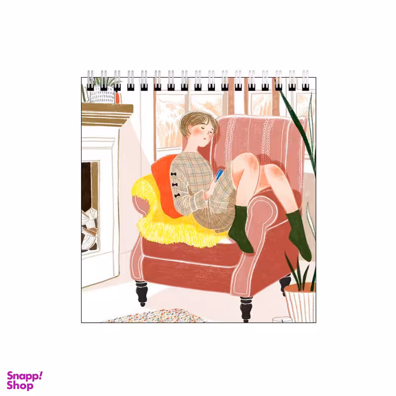 دفتر طراحی طرح دختر کتابخوان کد 6031157