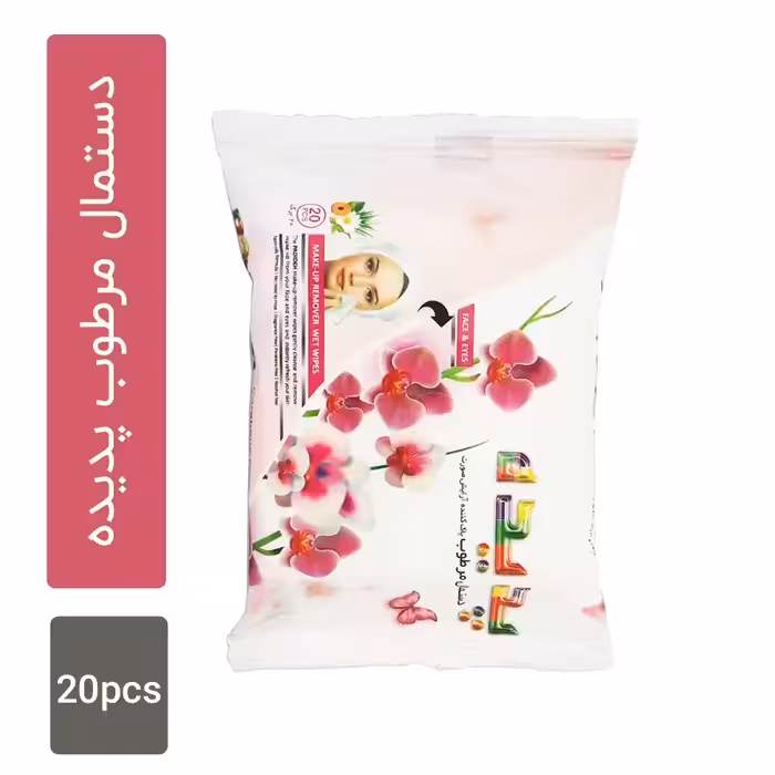 دستمال مرطوب پاکتی پدیده مناسب انواع پوست و پوست حساس