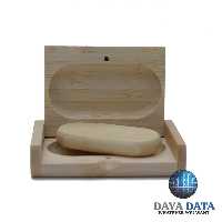 فلش مموری  دایا دیتا  ست لوکس  چوبی مدل WO1000-35  ظرفیت128GB -USB2 رنگ کرم تیره