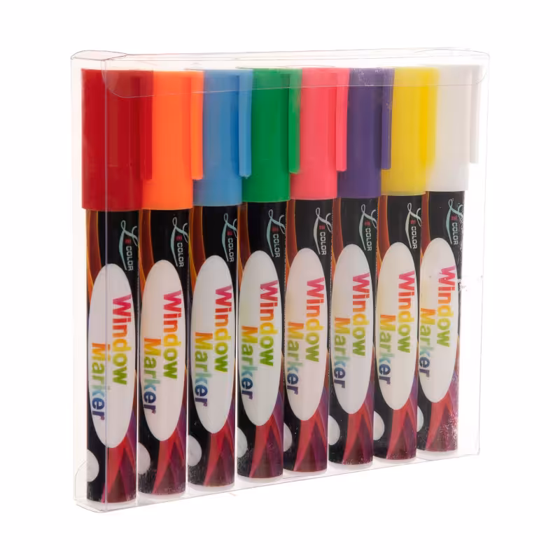 ماژیک وایت برد ال کالر مدل FL-001 بسته هشت عددی