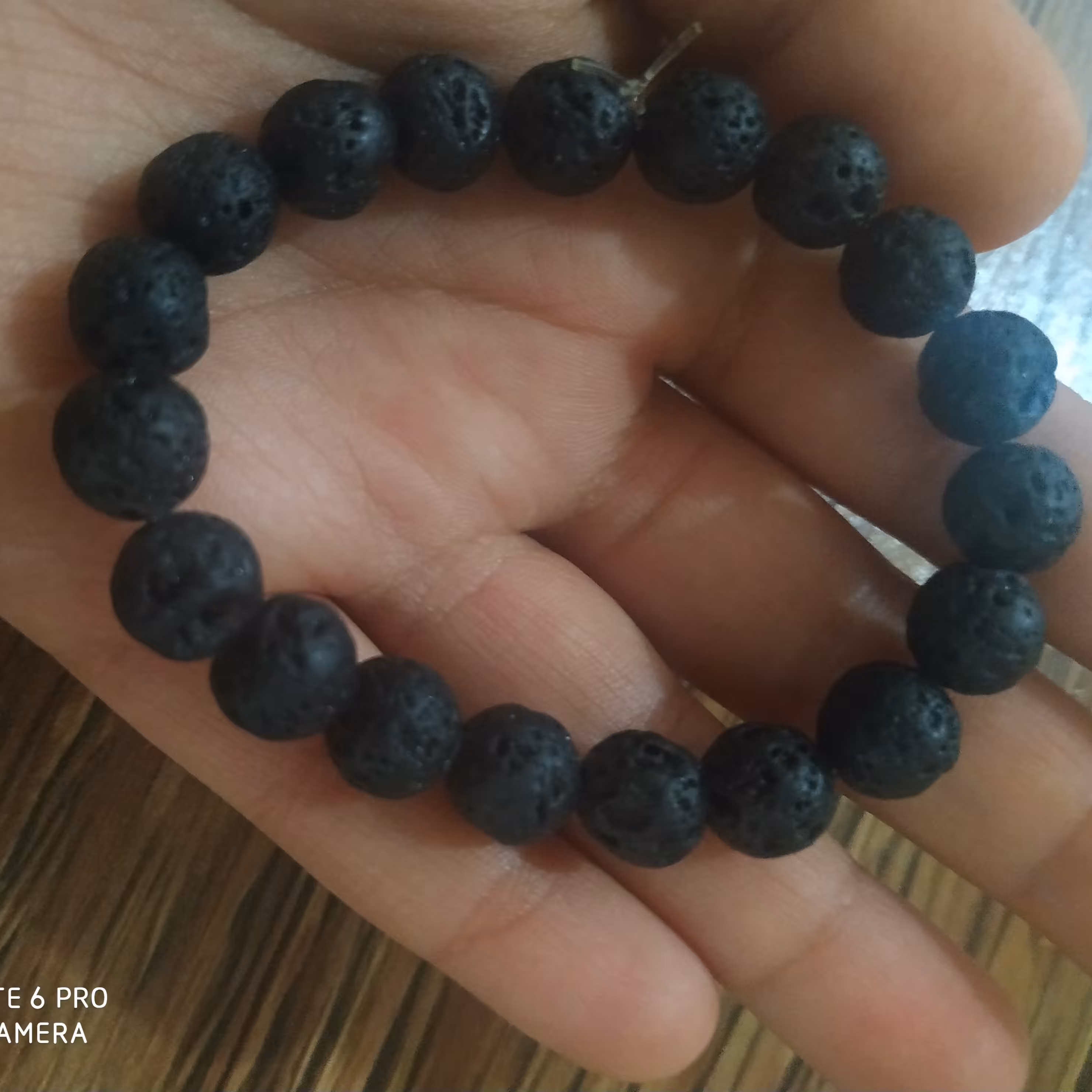 دستبند سیاه ذغالی زیبا