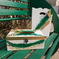 سطل و جادستمال کاغذی رزینی