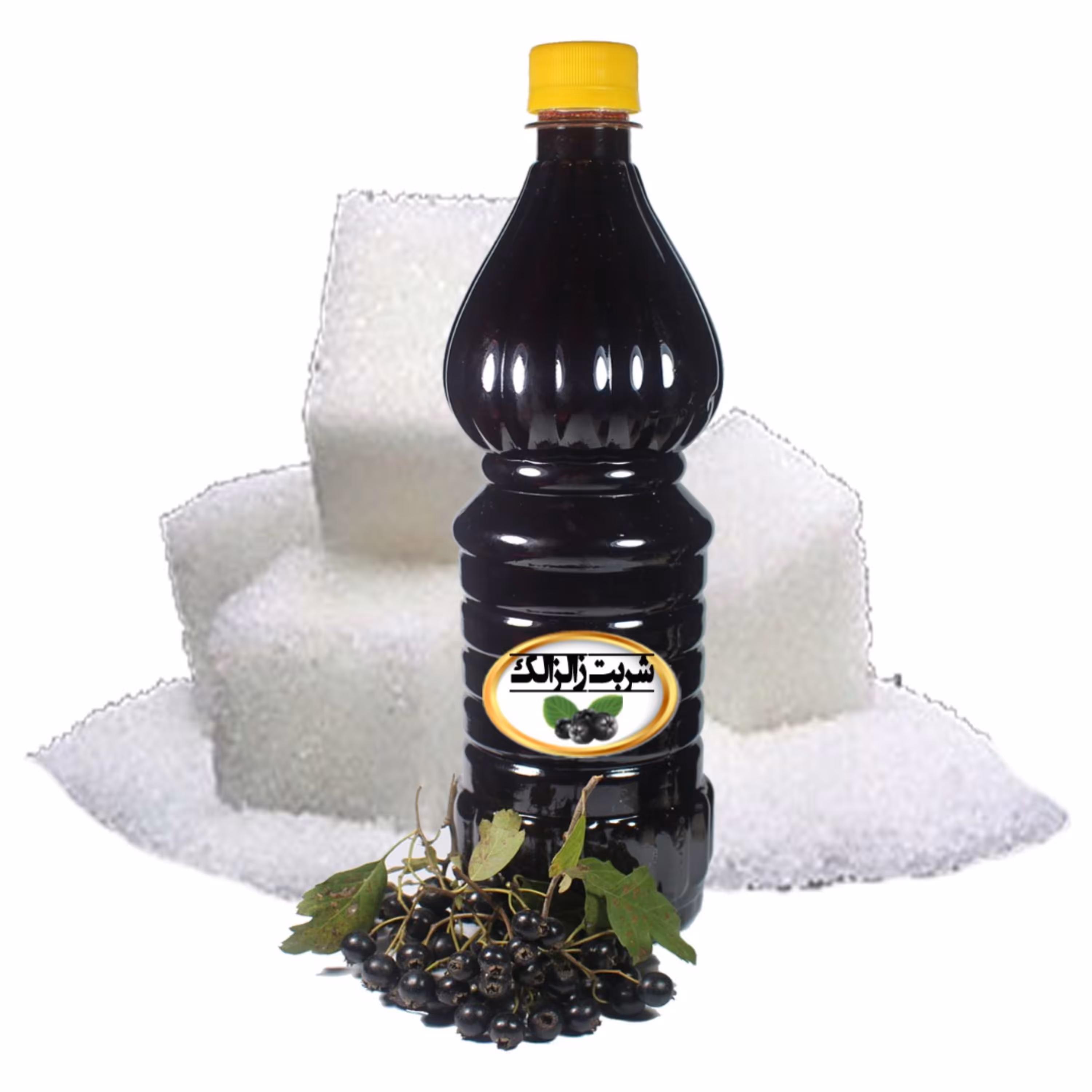 شربت زالزالک جنگلی غلیظ 1 لیتری (برای تهیه 6 لیتر شربت آماده مصرف)