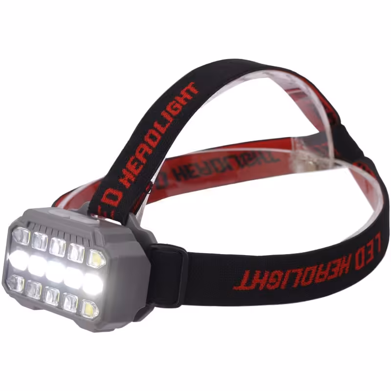 چراغ قوه پیشانی هدلایت شارژی  15 لامپ مدل sq818

