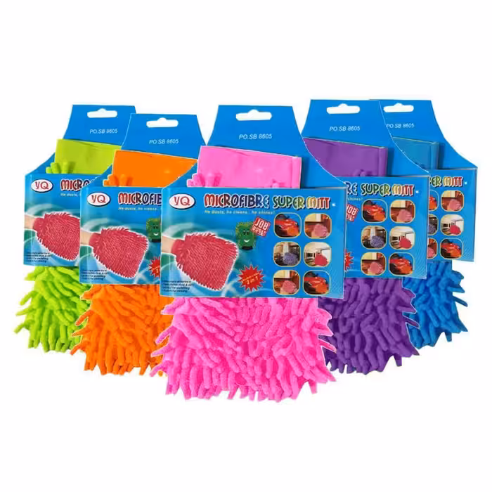 دستکش ماکارونی دو رو و دو طرفه مناسب برای تمیز کردن خودرو و لوازم خانگی و شیشه و ...
میکروفایبر اصل 