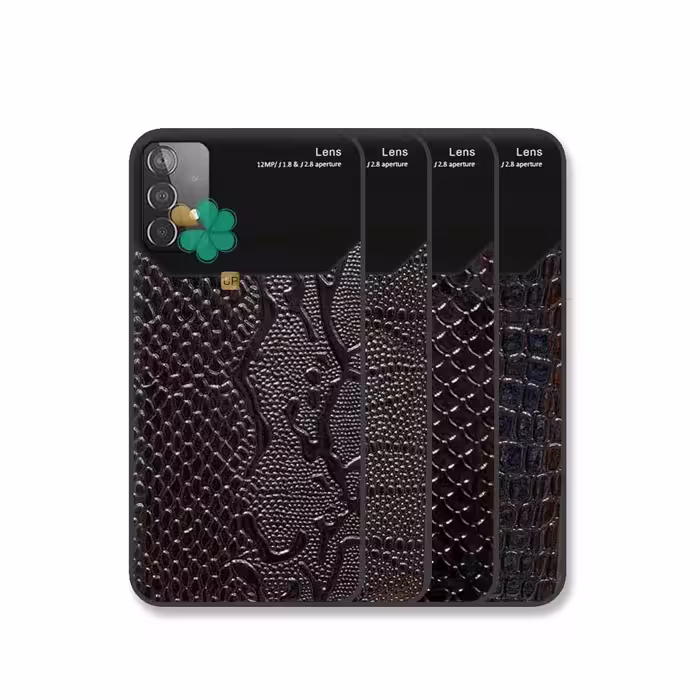 قاب پشت گلس چرمی گوشی سامسونگ Samsung A52 مدل مونت بلنک