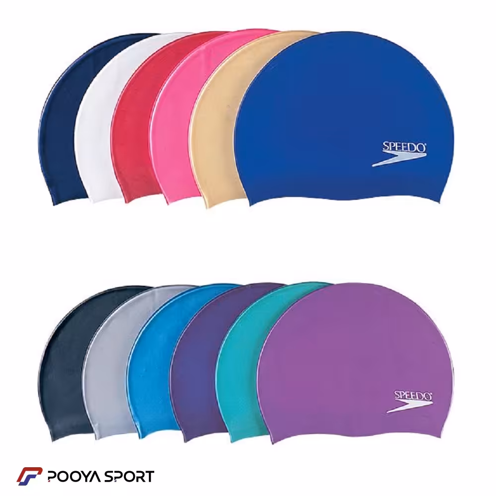 کلاه شنا ضد آب سیلیکونی اسپیدو Speedo ساده