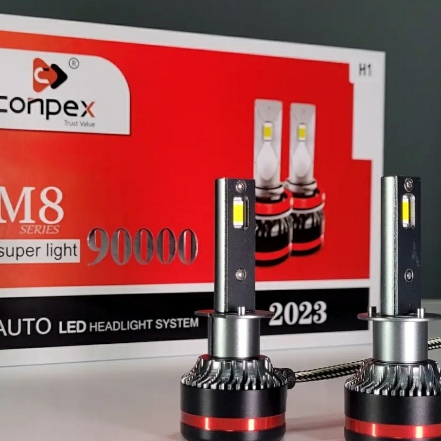 هدلایت m8 conpex  H1 با کارت گارانتی طلایی  هدلایت کانپکس 90000 اصلی و پُلُمپ شرکتی با گارانتی پایه H1 محصول 2024