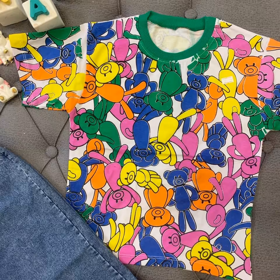 لباس بچگانه لباس بچه تیشرت و شلوارک لی اسپرت دخترانه و پسرانه