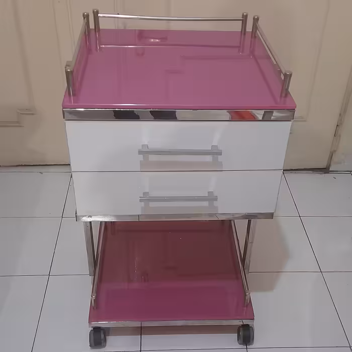 ترالی دوکشو کلینیک زیبایی مطب پیرسینگ ترایلی پانسمان