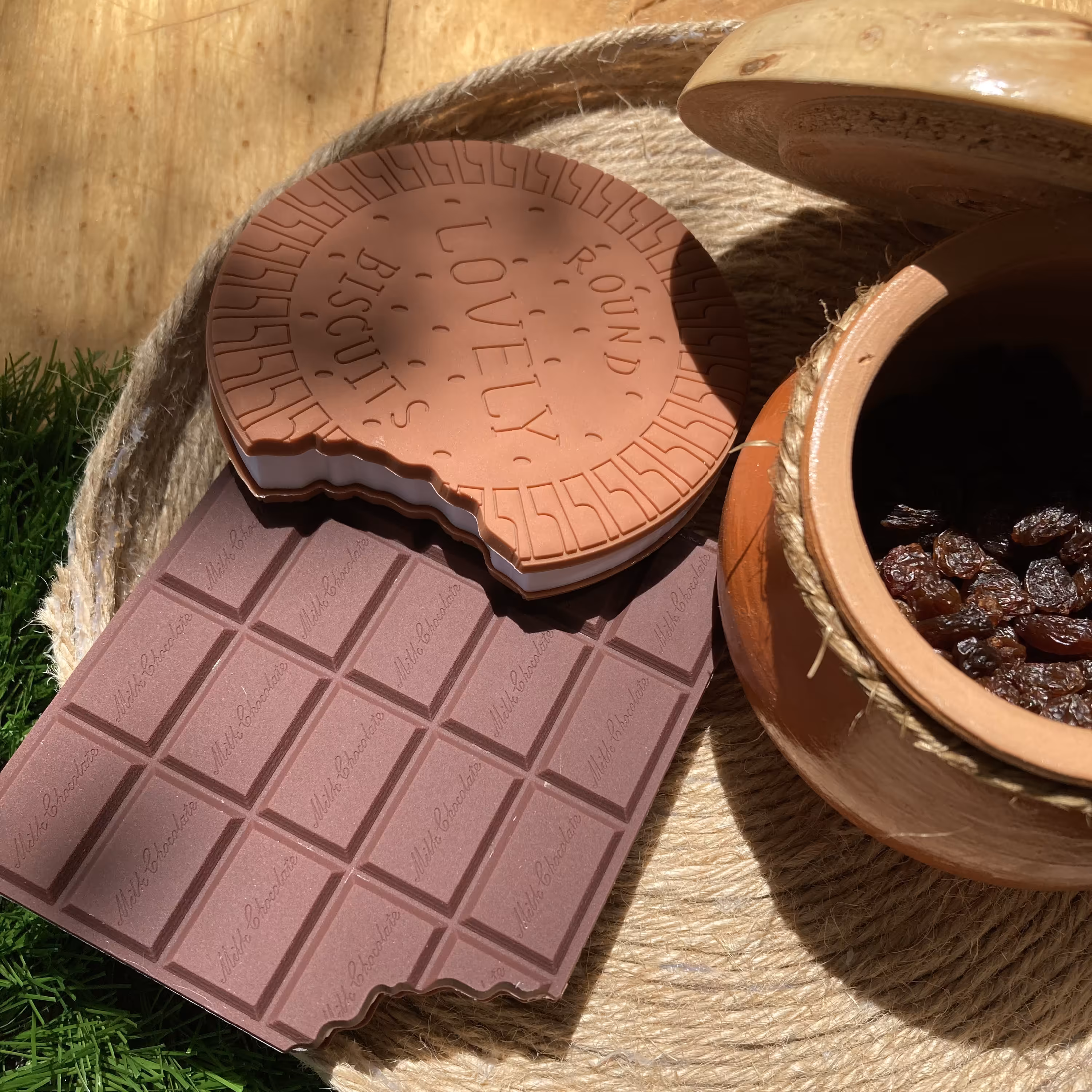 دفترچه معطر  فانتزی مدل شکلات و بیسکویت 