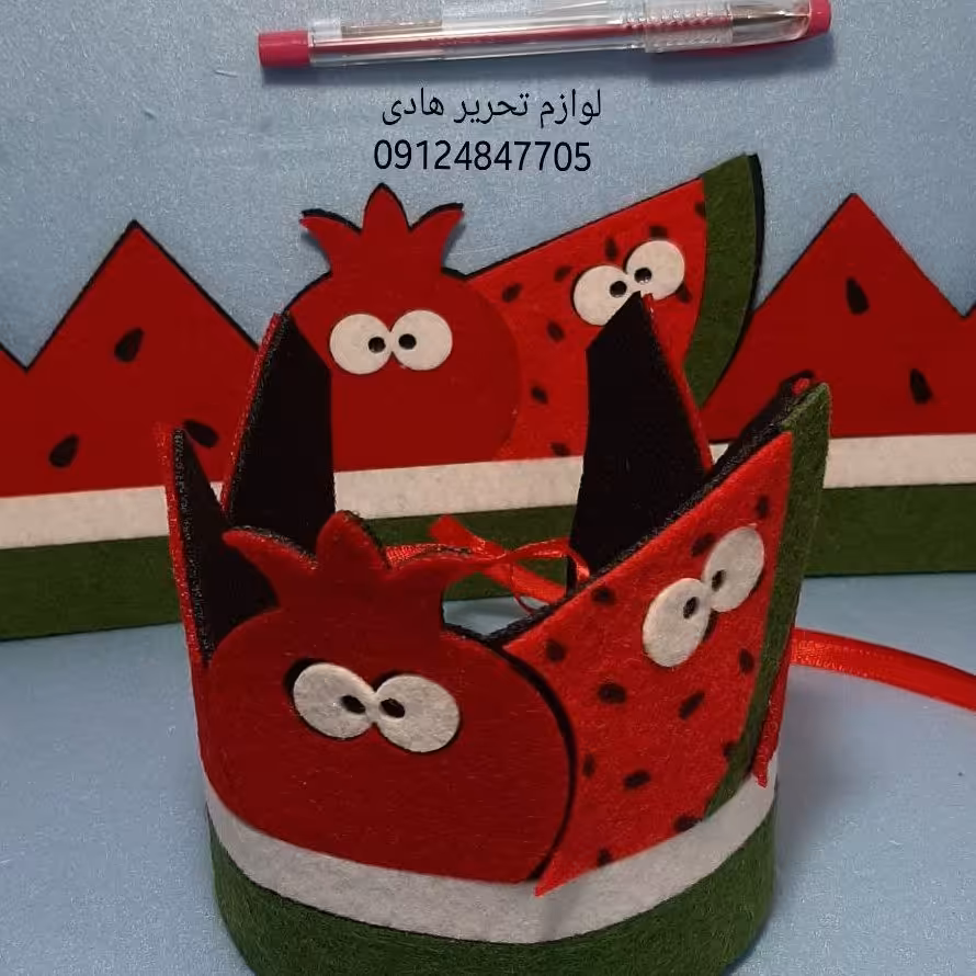 تاج یلدایی انار و هندوانه