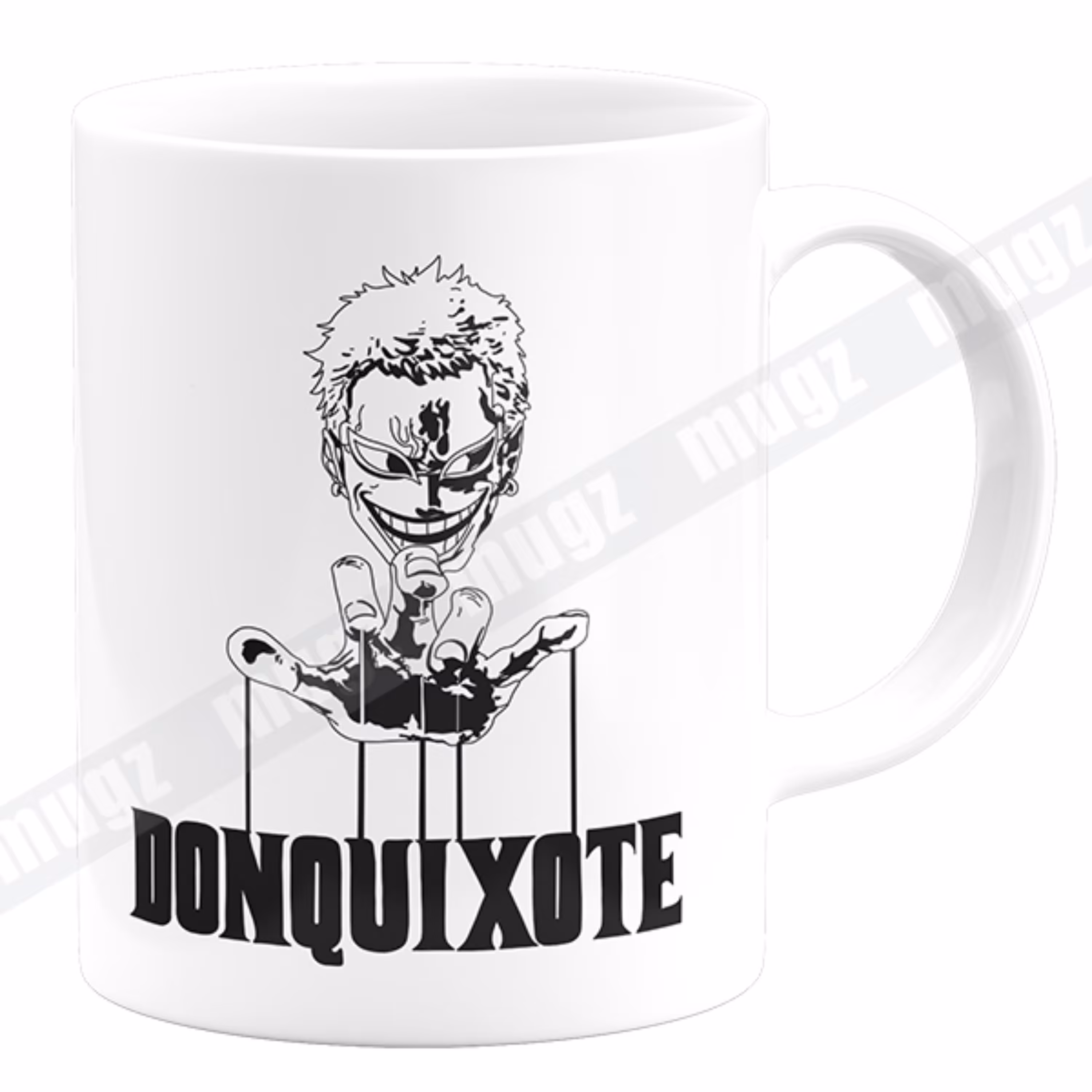 ماگ سرامیکی سفید طرح وان پیس کد 03 (One Peace)