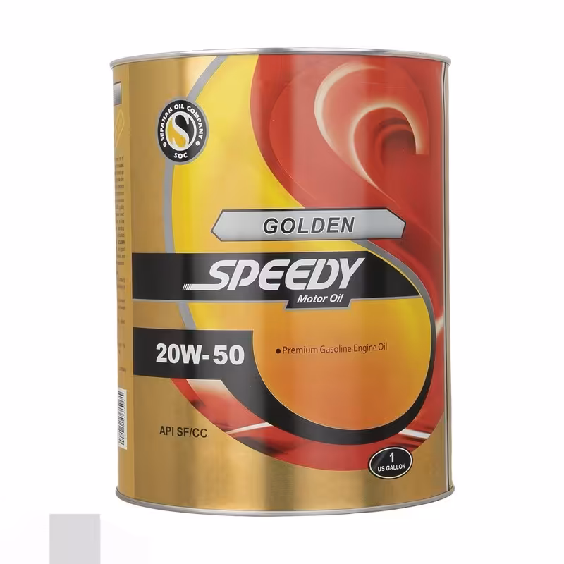 روغن موتور اسپیدی طلایی 20W-50 چهار لیتری