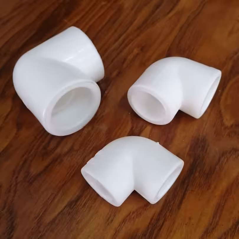 زانو 20 سفید 90 درجه استاندارد 