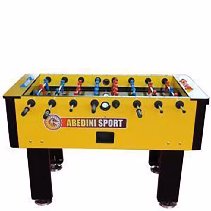 میز فوتبال دستی طرح استیل کد f122