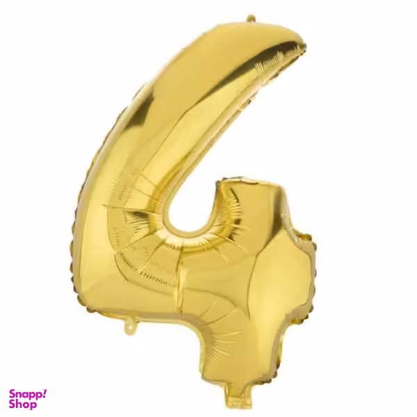 بادکنک فویلی مدل عدد 4