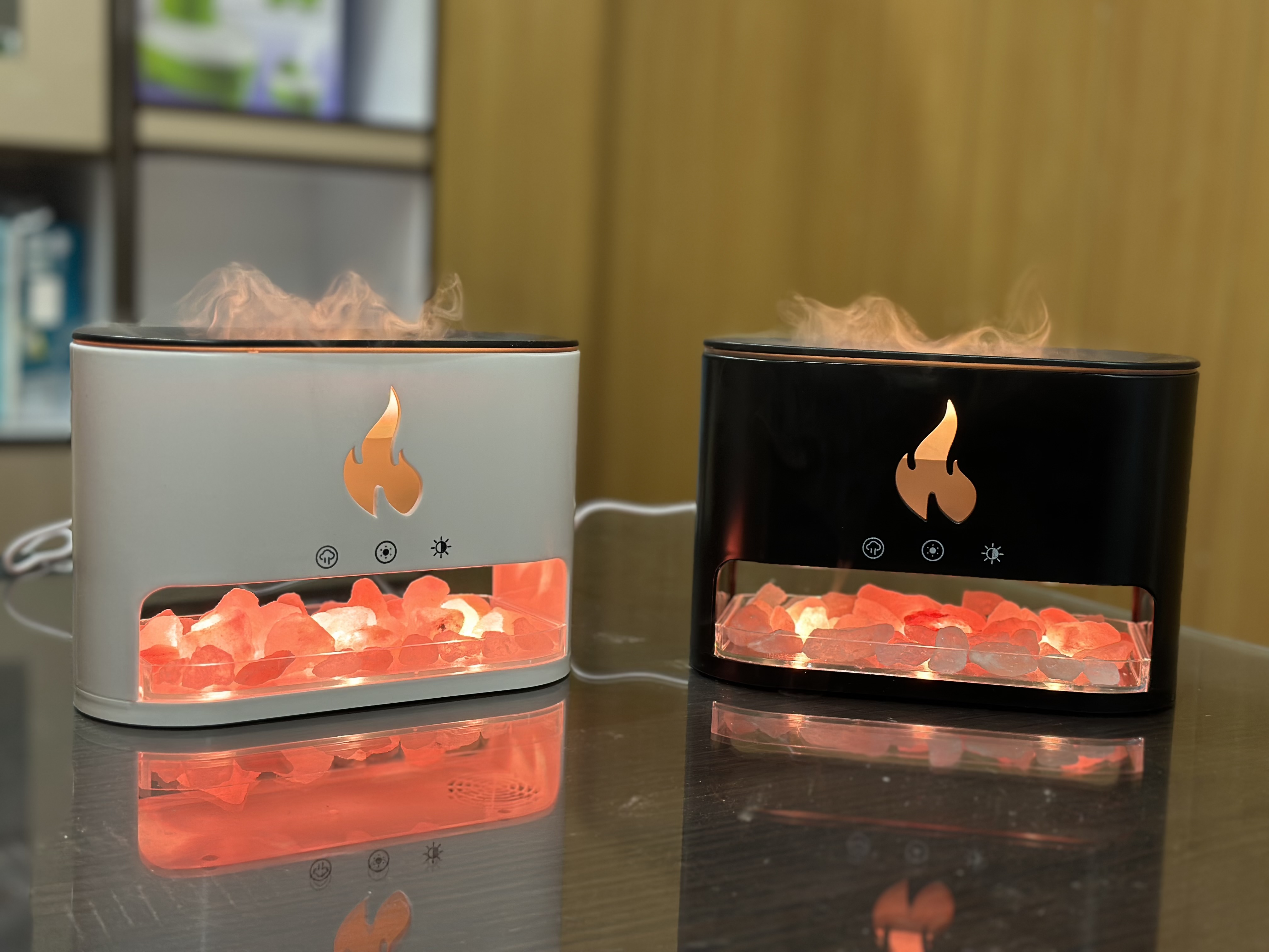دستگاه بخور سرد و رطوبت ساز Aroma Diffuser مدل شعله آتش