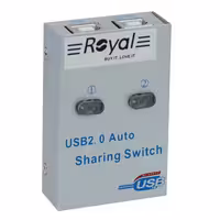 سوئیچ پرینتر Royal 2UA USB Auto Sharing 2Port