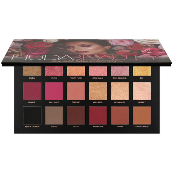 پالت سایه رزگلد ریمسترد هدی بیوتی Huda beauty اصل
