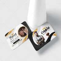 طرح کارت ویزیت لایه باز آرایشگاه مردانه | گرافیک با طعم تربچه