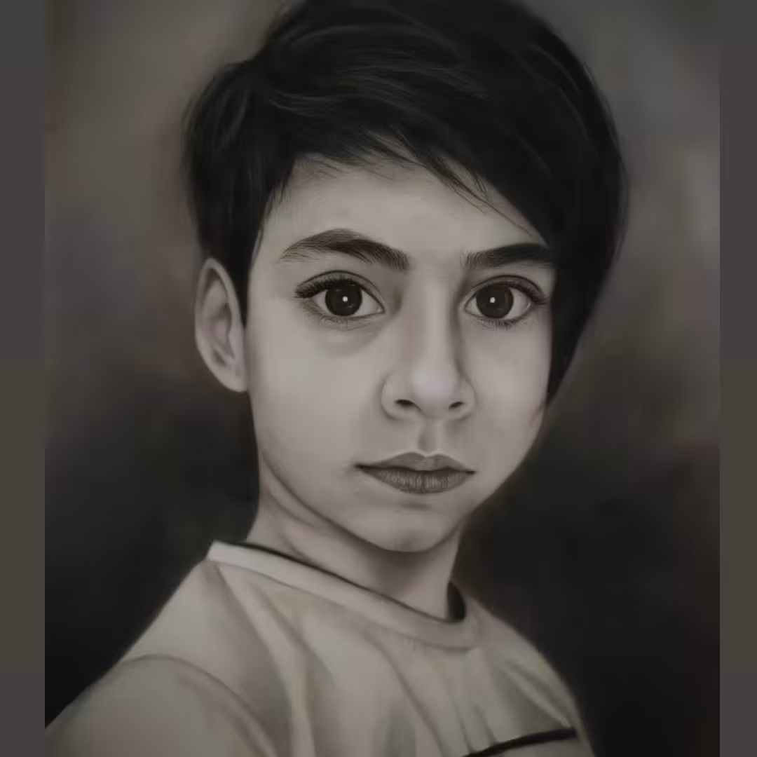 طراحی چهره پرتره سایز50در70