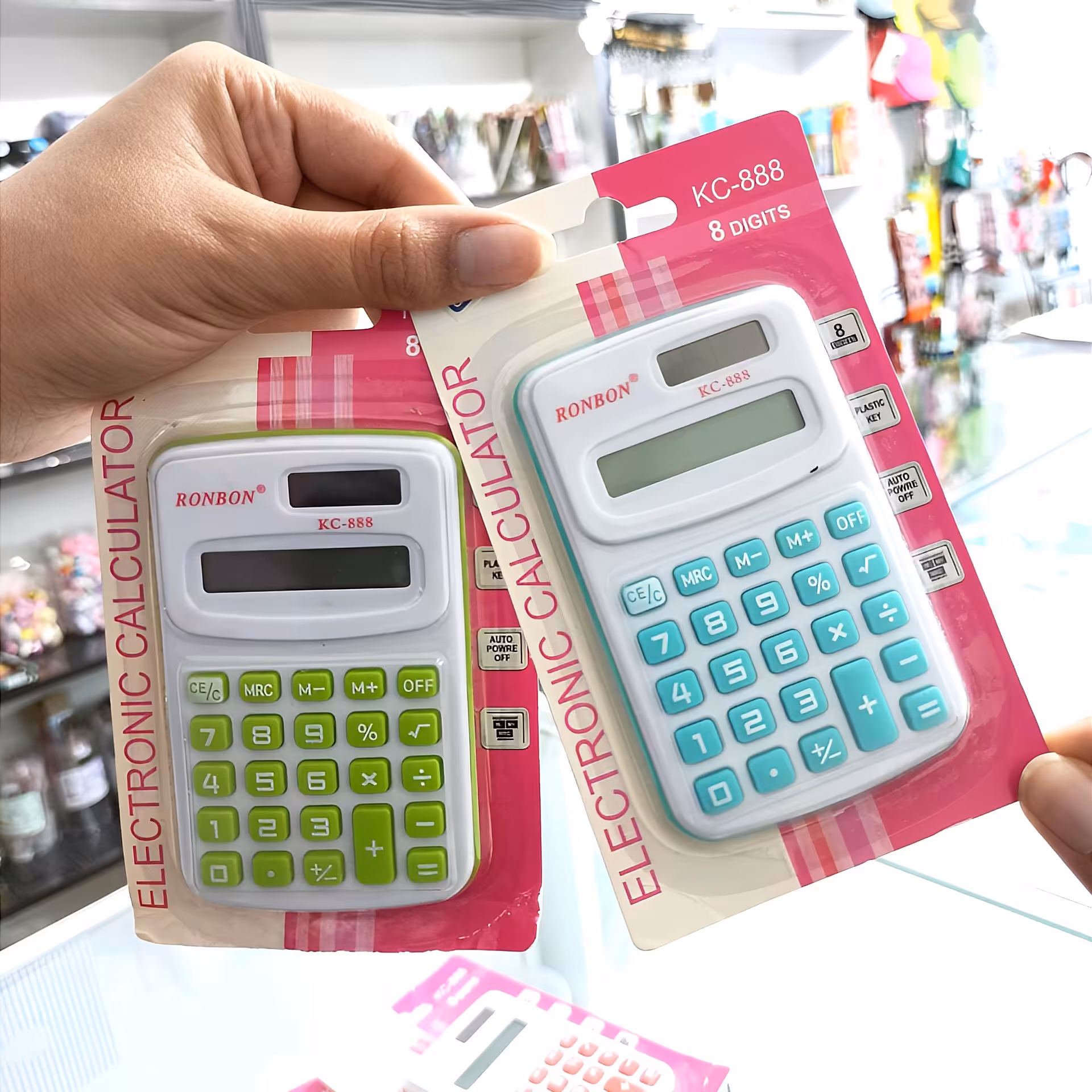 ماشین حساب رنگی