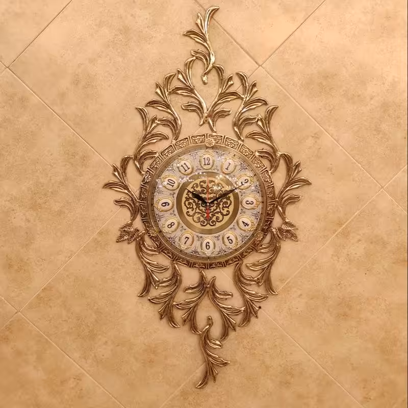 ساعت دیواری برنزی مدل پریا صفحه 28 کد 810 ( ساعت برنجی دیواری )